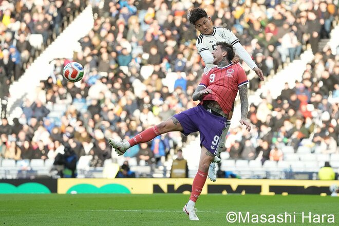 伊東純也弾でのW杯イヤー初戦白星発進を現地撮り！日本代表の新アウェイユニでの戦いぶり！ハムデン・パークのピッチレベルから見えたもの【日本代表vsスコットランド代表】激闘PHOTOギャラリーの画像003