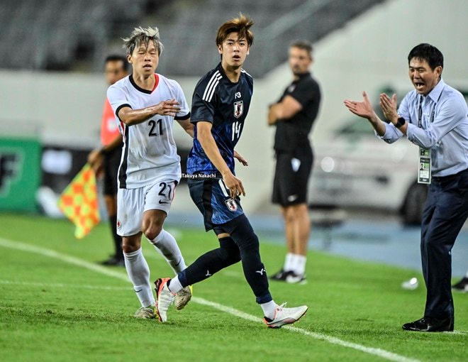 【試合アルバム】川崎フロンターレFW大関友翔の20歳での代表デビューの試合写真45枚！ 堂々のプレーで躍動披露「日本代表ー香港代表」の画像014