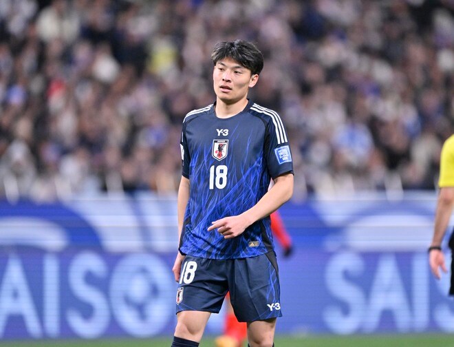 【試合アルバム】「サッカー日本代表―バーレーン代表」森保ジャパン、バーレーン相手に２－０勝利でW杯出場決定試合のプレー写真「中地拓也 撮影写真」の画像007