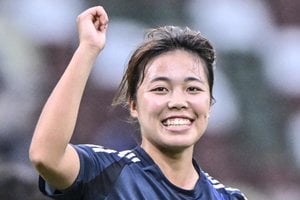 後藤健生の｢蹴球放浪記｣第294回｢肥前国の二都物語｣の巻(1) ｢まぶしい｣新スタジアム他で谷川萌々子らのゴールで強豪に連勝も…来年3月のアジア杯を前に｢危機的｣状況の画像