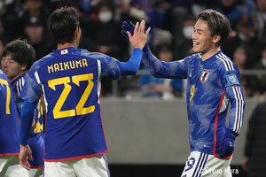 日本代表・上田綺世のハットトリックも輝きミャンマー代表に勝利！【日本代表vsミャンマー代表】原悦生PHOTOギャラリー「サッカー遠近」の画像