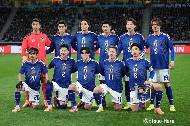 鎌田大地が｢完璧｣左足ボレーで先制！2点目の町野修斗が｢歓喜｣の飛ばないケイン！年内ラストは中村敬斗の｢神ワザ｣股抜き弾！森保一監督｢100試合後｣のゴール裏！【日本代表vsボリビア代表】原悦生PHOTOギャラリーの画像001