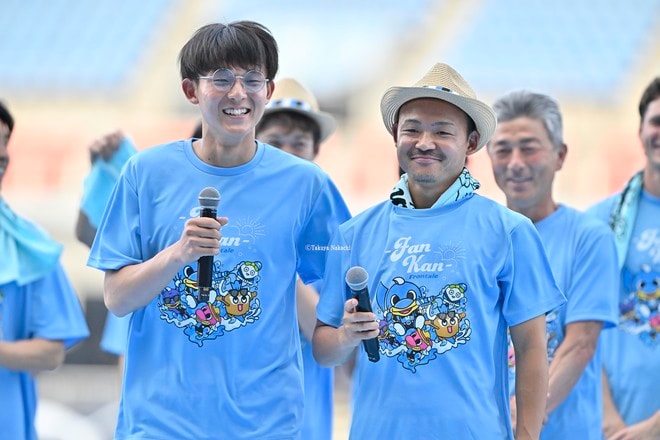 【E―1前最終戦で爆発した「川崎らしさ」が秘めるJクラブの可能性(4)】振り切ったイベント企画を選手はどう思っているのか……山田新&大関友翔は韓国から視聴、河原創「より喜ばせるために」の画像