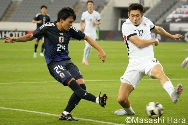 先発中6人が｢代表デビュー｣も…30歳FWの｢豪快ボレー｣でゴールショー開幕、チームを支えた｢大会MVP｣と｢33歳ベテラン｣、最後は｢紫のワンダーボーイ｣で完勝【日本代表vs香港代表】激闘PHOTOギャラリーの画像003