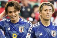 ｢実は、カイシュウ飛べます｣市場価値100億円の日本代表MF、驚異のエアショットが話題｢たかっ!!｣｢飛び過ぎ笑｣で巨人の国オランダ無力化！の画像
