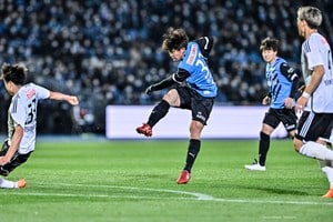 「腰のひねりえぐい」「上田綺世を彷彿」川崎フロンターレ22歳FWが見せた「キャノンシュート」が絶賛！ 横浜FM戦で見せたプレーに「将来ヨーロッパで活躍してそうなボールタッチ」の声の画像