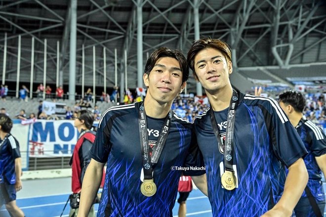 【宮代大聖アルバム】FW宮代大聖の韓国戦で先発出場した写真33枚！ サッカー日本代表がE-1連覇を達成した記念試合での現地写真「日本代表ー韓国代表」の画像026