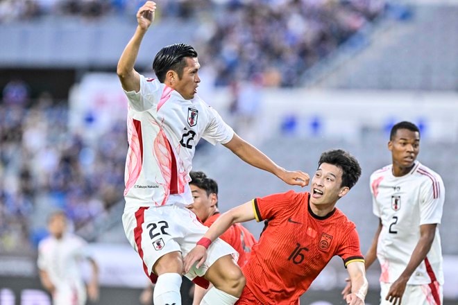 【植田直通＆早川友基アルバム】鹿島アントラーズの2人の中国戦でのプレー写真56枚！ 早川は日本代表デビュー、植田は久々復帰の記念姿「日本代表ー中国代表」の画像019