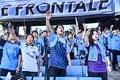 【サポーターアルバム】平日ナイターの試合前から駆け付けた川崎フロンターレのサポーター写真84枚！ 夕日に照らされながらの等々力ショット「川崎フロンターレー横浜FC」の画像081