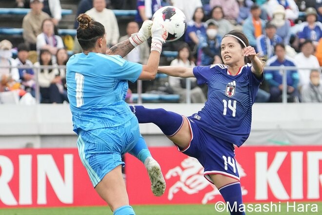 長谷川唯＆清水梨紗がゴールに肉迫！初戦5-0の南アフリカに先発10人変更で臨んだ2戦で惜敗、｢見えた！｣新生なでしこの現在地【日本女子代表vs南アフリカ女子代表】激闘PHOTOギャラリーの画像016