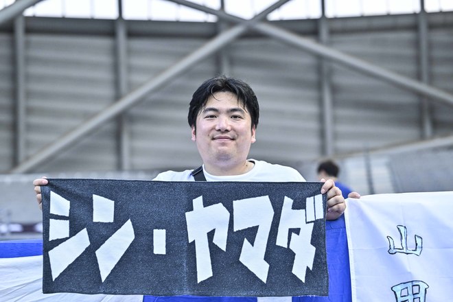 【サポーターアルバム】サッカー日本代表の韓国戦勝利を支えたサポーター写真95枚！ 韓国・龍仁に駆け付けた熱い声援ショット「日本代表ー韓国代表」の画像027