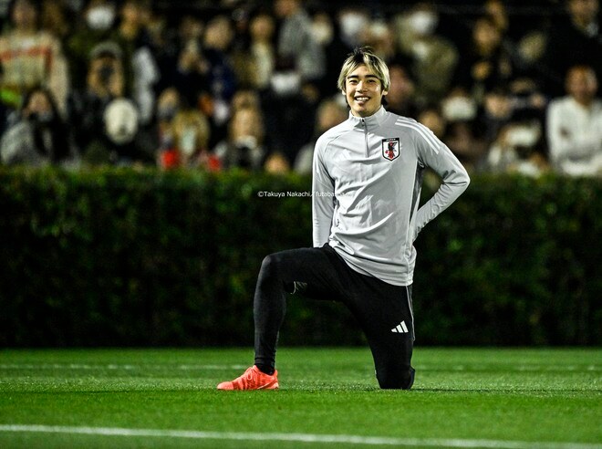 【試合アルバム】「サッカー日本代表練習」大勢のサポーターの前で公開練習！ サウジアラビア戦へ向けミニゲームなど実施「中地拓也 撮影写真」の画像016