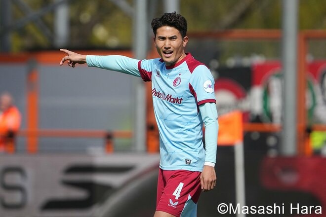 フェイエノールト上田綺世＆渡辺剛を現地撮影！オランダ日本人コンビの代表ウィーク明けの一戦は!? 揃ってフル出場して奮闘するも…【フォーレンダムvsフェイエノールト】激闘PHOTOギャラリーの画像007