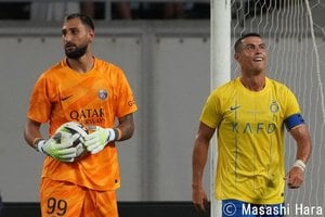 クリスティアーノ・ロナウドが先発出場も無得点引き分け　 PHOTOギャラリー【クラブ親善試合 パリ・サンジェルマンvsアル・ナスル 2023年7月25日 19:25キックオフ】の画像