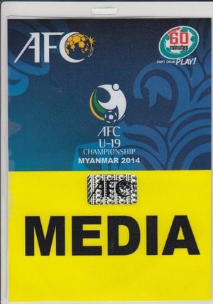 「ミャンマー２０１４」の取材パスは顔写真なし