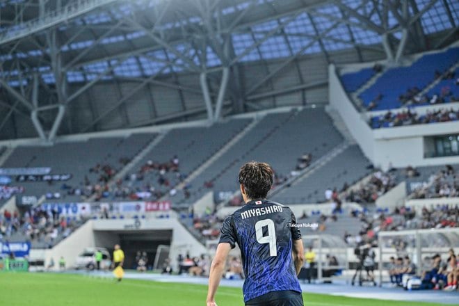 【宮代大聖アルバム】FW宮代大聖の韓国戦で先発出場した写真33枚！ サッカー日本代表がE-1連覇を達成した記念試合での現地写真「日本代表ー韓国代表」の画像021