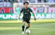 身長166cmのサッカー日本代表・相馬勇紀が高速ヘディング弾を韓国代表が守るゴールに叩き込む! 今大会2度目の先制ゴールで森保ジャパンに優勝もたらす!の画像