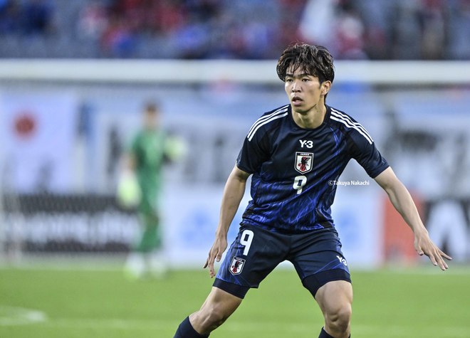 【宮代大聖アルバム】FW宮代大聖の韓国戦で先発出場した写真33枚！ サッカー日本代表がE-1連覇を達成した記念試合での現地写真「日本代表ー韓国代表」の画像014