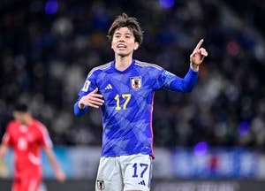 「やっぱワオンガムや！」田中碧の豪快右足弾からの“ベリンガムパフォ”が話題！「相変わらず良いところに顔を出すな」「ベリンガムパフォキマッたな」などの声の画像