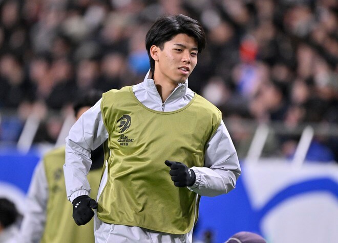 【試合アルバム】「サッカー日本代表―バーレーン代表」森保ジャパン、バーレーン相手に２－０勝利でW杯出場決定試合のプレー写真「中地拓也 撮影写真」の画像016