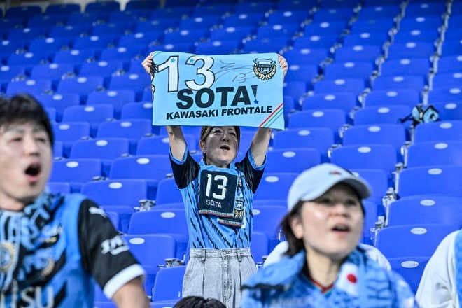 【photoギャラリー】川崎が敵地で蔚山を破ってACLE白星発進！ 歴史的勝利を掴んだ左サイドからの攻撃と現地に駆け付けた100人のサポーター　の画像019