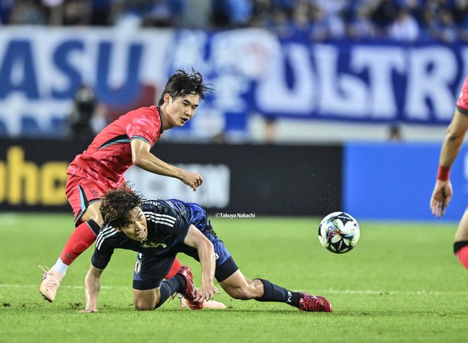 【宮代大聖アルバム】FW宮代大聖の韓国戦で先発出場した写真33枚！ サッカー日本代表がE-1連覇を達成した記念試合での現地写真「日本代表ー韓国代表」の画像036