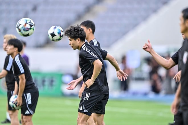 【試合アルバム】川崎フロンターレFW山田新の代表デビュー48枚の試合写真！ 韓国・龍仁で日本代表ユニフォームを着用したプレー写真「日本代表ー香港代表」の画像029