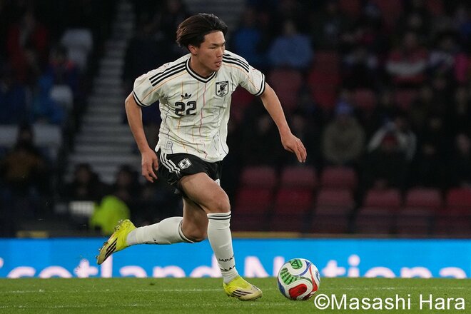 伊東純也弾でのW杯イヤー初戦白星発進を現地撮り！日本代表の新アウェイユニでの戦いぶり！ハムデン・パークのピッチレベルから見えたもの【日本代表vsスコットランド代表】激闘PHOTOギャラリーの画像008