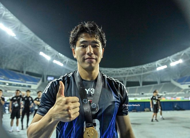 【山田新＆大関友翔アルバム】韓国戦での川崎フロンターレ2選手の写真43枚！ 試合出場ならずも韓国・龍仁で戦った記録写真「日本代表ー韓国代表」の画像034