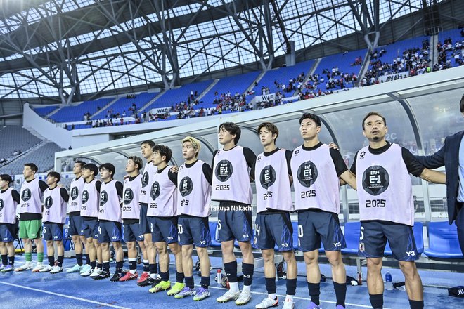 【山田新＆大関友翔アルバム】韓国戦での川崎フロンターレ2選手の写真43枚！ 試合出場ならずも韓国・龍仁で戦った記録写真「日本代表ー韓国代表」の画像025