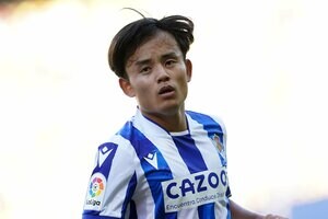久保建英、スペイン紙が次節バルセロナ戦｢スタメン予想｣!! レアル・ソシエダの”サッカー日本代表の至宝”は｢2試合連続ゴール｣なるか!? 名門との一戦での｢予想スタメンとフォーメーション｣【画像】の画像