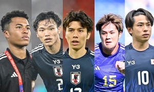 【26年W杯「森保ジャパン」のメンバー26人とは。順当＆抜擢を展望する(2)】ボランチの“4人目”の枠は、WBは選手起用の“再評価”もあり得るか……最も読みにくいFWは”ロス世代”の台頭もの画像