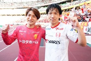 ｢キーパー1歩も動けず！｣名古屋MF稲垣祥の地を這う弾丸ミドル弾！日本代表MFの｢そこに稲垣、だからこそ稲垣｣のゴラッソに｢名古屋のチアゴ・アルカンタラ爆誕｣の画像