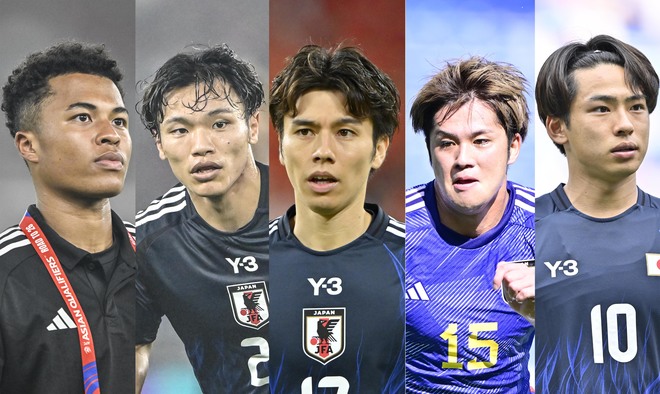 【26年W杯「森保ジャパン」のメンバー26人とは。順当＆抜擢を展望する(2)】ボランチの“4人目”の枠は、WBは選手起用の“再評価”もあり得るか……最も読みにくいFWは”ロス世代”の台頭もの画像