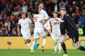 ｢えぐいアシスト｣!! ロベルト・レバンドフスキのラブリーなタッチから決勝ゴール!! サッカーポーランド代表がガレス・ベイル先発のウェールズ代表に｢ウノゼロ勝利｣の画像