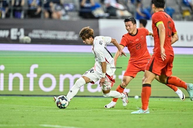 【大関友翔アルバム】川崎フロンターレMF大関友翔の中国戦での写真56枚！ 2試合連続の途中出場で魅せたプレー姿「日本代表ー中国代表」の画像041