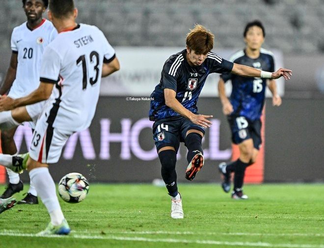 【試合アルバム】川崎フロンターレFW大関友翔の20歳での代表デビューの試合写真45枚！ 堂々のプレーで躍動披露「日本代表ー香港代表」の画像045