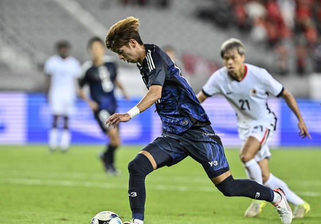 【試合アルバム】川崎フロンターレFW大関友翔の20歳での代表デビューの試合写真45枚！ 堂々のプレーで躍動披露「日本代表ー香港代表」の画像030