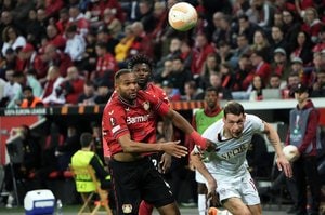 PHOTOギャラリー「ピッチの焦点」2ndレグは0対0でローマ「無得点の勝利」【UEFAヨーロッパリーグ準決勝2ndレグ　レバークーゼンvsローマ2023年5月18日】（渡辺航滋撮影）の画像