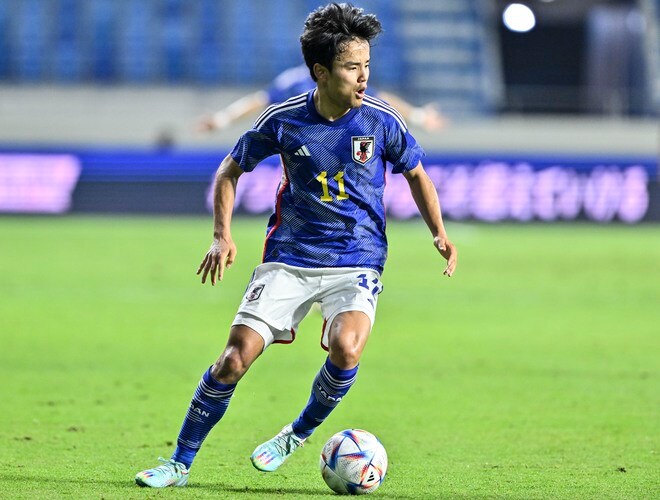 「決勝で会えたらいいね」サッカー日本代表・久保建英が試合後にスペイン代表に言われた言葉。「彼らも慢心していると今日みたいに足元をすくわれる」とワールドカップの怖さ語るの画像