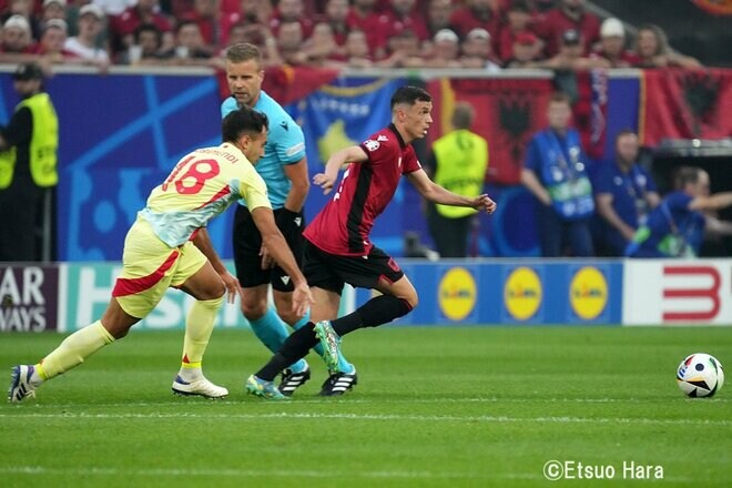 【UEFA　EURO2024現地撮】先発10人を入れ替え！　首位通過決定のスペインがF・トーレスのコントロールショットで3連勝【アルバニア代表vsスペイン代表】原悦生PHOTOギャラリー｢サッカー遠近｣の画像002