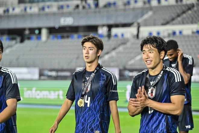 【山田新＆大関友翔アルバム】韓国戦での川崎フロンターレ2選手の写真43枚！ 試合出場ならずも韓国・龍仁で戦った記録写真「日本代表ー韓国代表」の画像042
