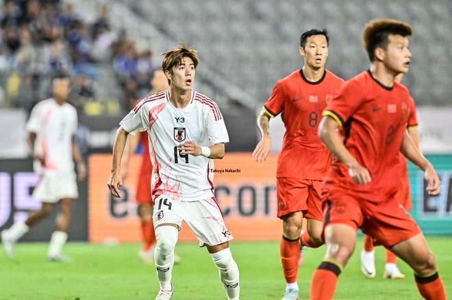 【大関友翔アルバム】川崎フロンターレMF大関友翔の中国戦での写真56枚！ 2試合連続の途中出場で魅せたプレー姿「日本代表ー中国代表」の画像022