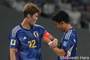 1トップは｢シュート4本｣上田綺世か｢頑張った｣小川航基か、それとも…、冨安健洋に｢任せたい｣問題の左【サッカー日本代表｢Ｗ杯2次予選｣と｢最終予選｣の激論】(3)の画像