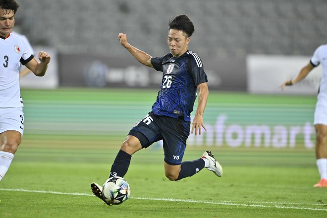【サンフレッチェ広島「E-1」アルバム】J1広島に所属する日本代表5選手の香港戦の写真54枚！ジャーメイン良、中村草太、川辺駿、田中聡、荒木隼人、大迫敬介の現地写真「日本代表ー香港代表」の画像027