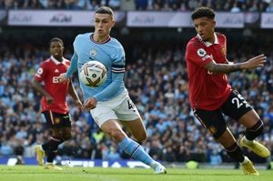 かつて「590億円でも売らない」と言わせたマンチェスター・シティFWフィル・フォーデン、グアルディオラ監督の下での「最年少50ゴール」を達成!の画像