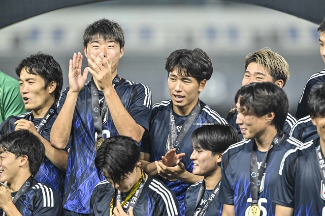 【山田新＆大関友翔アルバム】韓国戦での川崎フロンターレ2選手の写真43枚！ 試合出場ならずも韓国・龍仁で戦った記録写真「日本代表ー韓国代表」の画像006