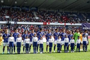 日本代表、伊藤敦樹らも活躍し4対2でトルコ代表に勝利！ PHOTOギャラリー【国際親善試合 日本代表vsトルコ代表 2023年9月12日（日本時間21:25キックオフ）】（渡辺航滋撮影）の画像