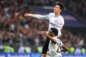 ｢覚醒してる｣!! 鎌田大地の地を這うミドルシュートが炸裂! サッカー日本代表MFがドルトムント相手に決めた｢衝撃の同点ゴール｣の画像