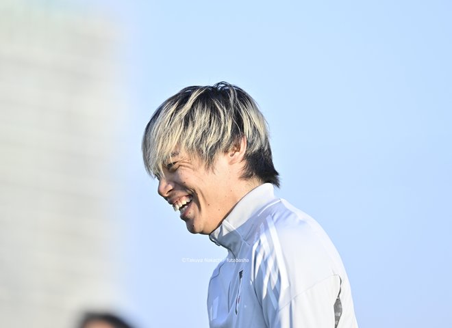 【試合アルバム】「サッカー日本代表練習」大勢のサポーターの前で公開練習！ サウジアラビア戦へ向けミニゲームなど実施「中地拓也 撮影写真」の画像007